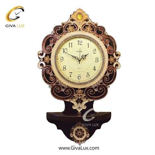 ساعت دیواری اورجینال والتر آلیاژ فلزی-چوب قهوه ای| کد رفرنس KS009B KS009B.jpg