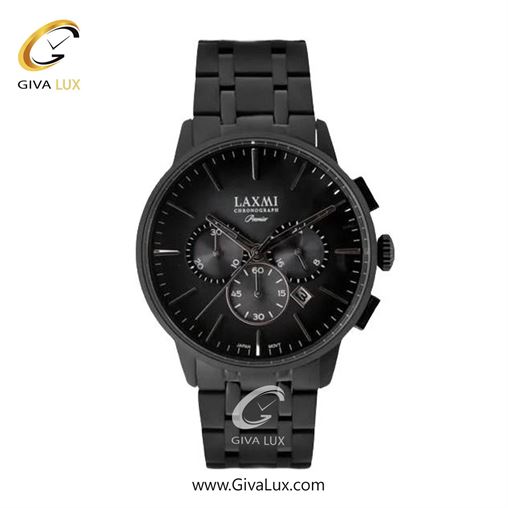 ساعت مچی اورجینال زنانه لاکسمی سه موتوره کرنوگراف رزگلد | مشکی| مشکی| کد رفرنس 8119-1L L8119-2.jpg