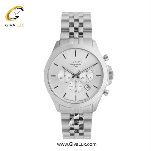 ساعت مچی اورجینال مردانه لاکسمی سه موتوره کرنوگراف نقره ای | نقره ای| نقره ای| کد رفرنس 8517-1G L8517-1.jpg