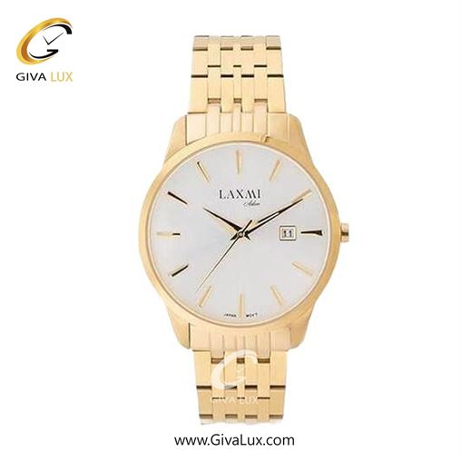 ساعت مچی اورجینال مردانه لاکسمی طلایی | طلایی| سفید| کد رفرنس 8518-10G L8518-10.jpg