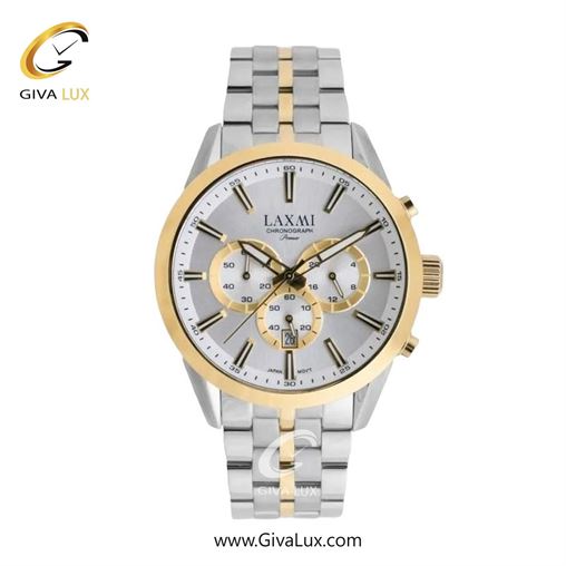 ساعت مچی اورجینال زنانه لاکسمی سه موتوره کرنوگراف طلایی | نقره ای-طلایی| مشکی| کد رفرنس 8543-10L L8543-11.jpg
