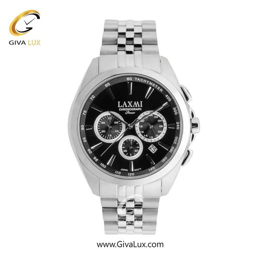 ساعت مچی اورجینال زنانه لاکسمی سه موتوره کرنوگراف نقره ای | نقره ای| مشکی| کد رفرنس 8544-13L L8544-13.jpg