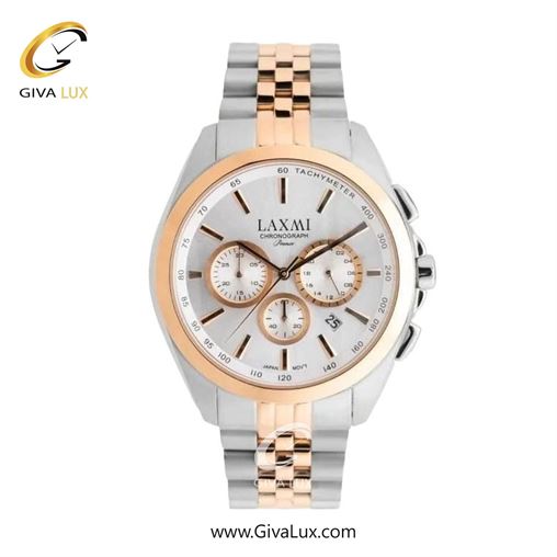 ساعت مچی اورجینال زنانه لاکسمی سه موتوره کرنوگراف رزگلد | نقره ای-رزگلد| رزگلد| کد رفرنس 8544-19L L8544-20.jpg
