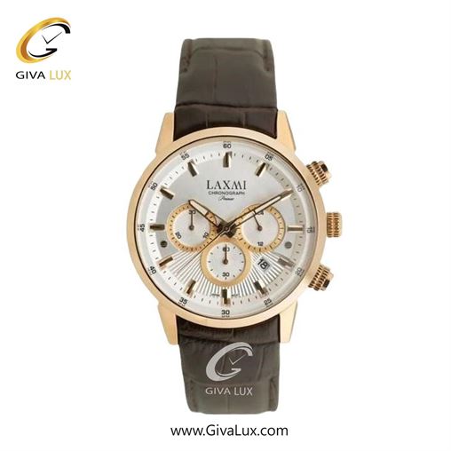ساعت مچی اورجینال زنانه لاکسمی سه موتوره کرنوگراف رزگلد | قهوه ای| نقره ای| کد رفرنس 8544-7L L8546-11.jpg