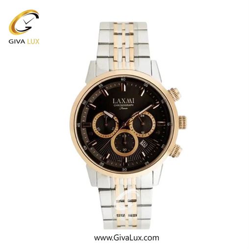 ساعت مچی اورجینال زنانه لاکسمی سه موتوره کرنوگراف رزگلد | رزگلد-نقره ای| نقره ای| کد رفرنس 8546-6L L8546-7.jpg