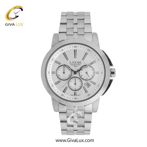 ساعت مچی اورجینال زنانه لاکسمی سه موتوره کرنوگراف نقره ای | نقره ای| مشکی| کد رفرنس 8552-3L L8552-4.jpg