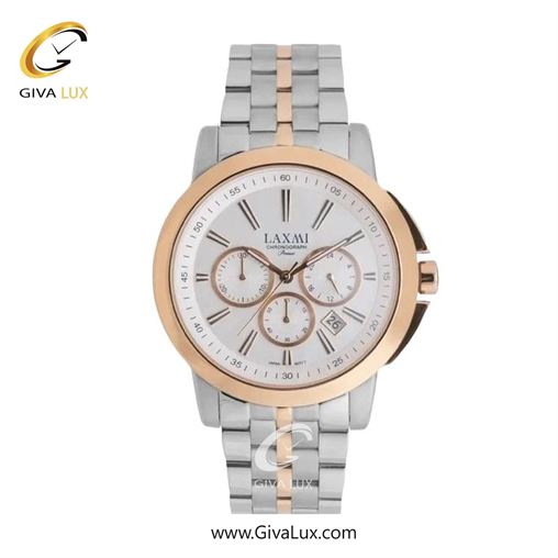 ساعت مچی اورجینال زنانه لاکسمی سه موتوره کرنوگراف نقره ای | نقره ای| نقره ای| کد رفرنس 8552-3L L8552-5.jpg