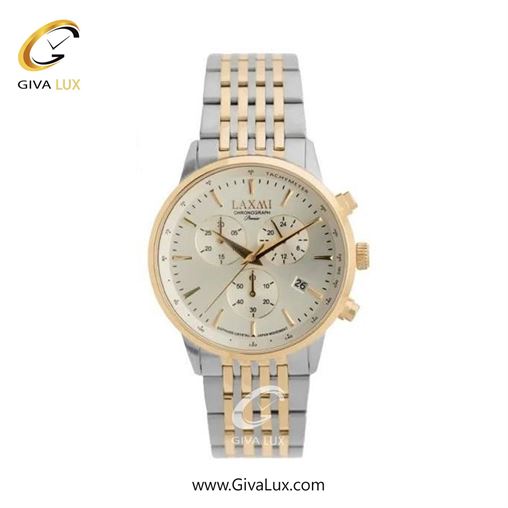 ساعت مچی اورجینال زنانه لاکسمی سه موتوره کرنوگراف طلایی | نقره ای-طلایی| نقره ای| کد رفرنس 8562-2L L8562-3.jpg