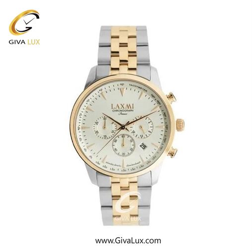 ساعت مچی اورجینال زنانه لاکسمی سه موتوره کرنوگراف رزگلد | نقره ای-رزگلد| نقره ای| کد رفرنس 8563-3L L8563-4.jpg