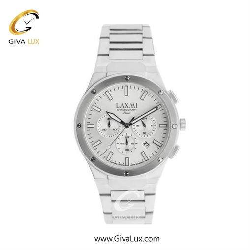 ساعت مچی اورجینال زنانه لاکسمی سه موتوره کرنوگراف نقره ای | نقره ای| سبز یشمی تیره| کد رفرنس 8568-4L L8568-5.jpg