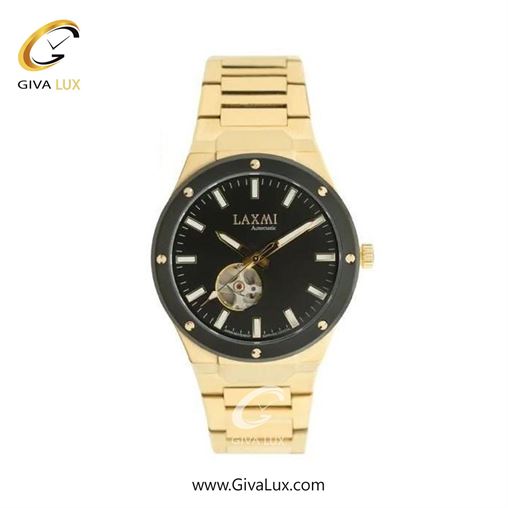 ساعت مچی اورجینال زنانه لاکسمی مشکی | طلایی| مشکی| کد رفرنس 8569-6L