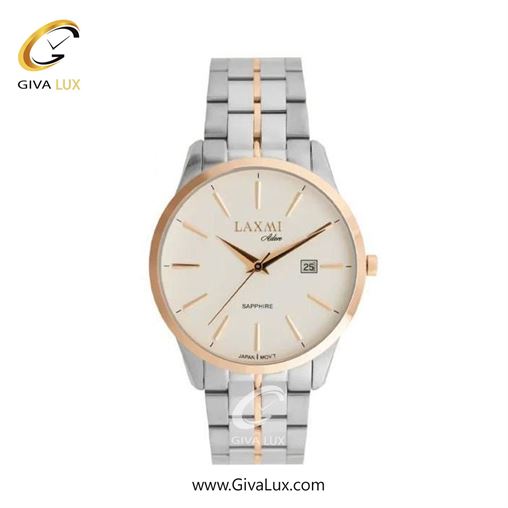 ساعت مچی اورجینال مردانه لاکسمی رزگلد | نقره ای-رزگلد| سفید| کد رفرنس 8572-1G L8572-1.jpg