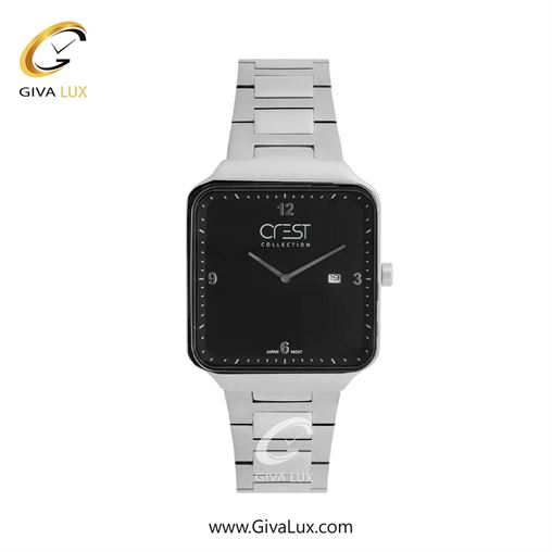 ساعت مچی اورجینال زنانه کرست نقره ای | نقره ای| سفید| کد رفرنس Crest 9053-1 L9053-2.jpg