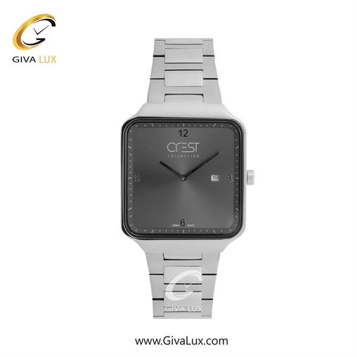 ساعت مچی اورجینال زنانه کرست نقره ای | نقره ای| دودی|تیتانیوم| کد رفرنس Crest 9053-3