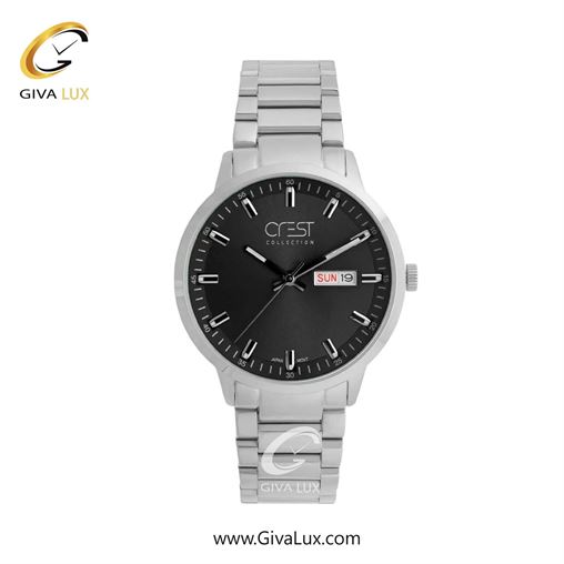 ساعت مچی اورجینال زنانه کرست نقره ای | نقره ای| سفید| کد رفرنس Crest 9055-1 L9055-2.jpg