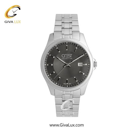 ساعت مچی اورجینال زنانه کرست نقره ای | نقره ای| نقره ای| کد رفرنس Crest 9057-1 L9057-2.jpg