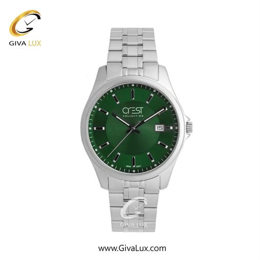 ساعت مچی اورجینال زنانه کرست نقره ای | نقره ای| سرمه ای| کد رفرنس Crest 9057-3 L9057-4.jpg