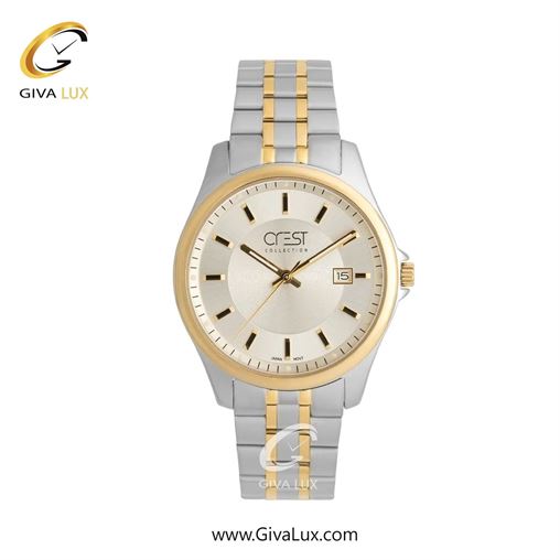 ساعت مچی اورجینال زنانه کرست نقره ای | نقره ای| قهوه ای| کد رفرنس Crest 9057-5 L9057-6.jpg