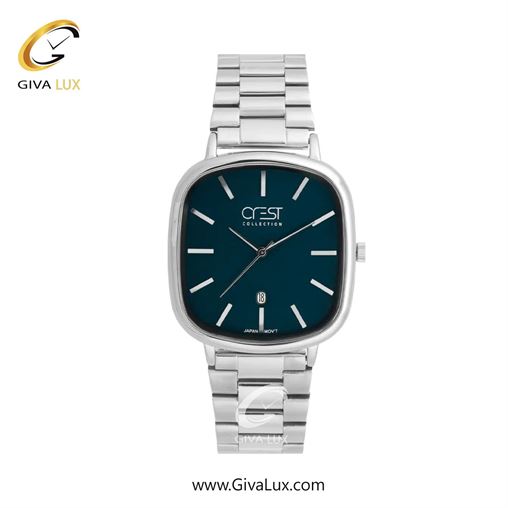 ساعت مچی اورجینال زنانه کرست نقره ای | نقره ای| آبی| کد رفرنس Crest 9079-5 L9079-6.jpg