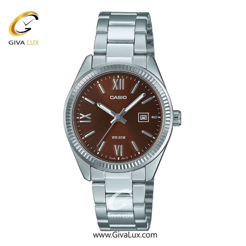 ساعت مچی اورجینال زنانه کاسیو Casio نقره ای | نقره ای| قهوه ای| کد رفرنس LTP-1302DD-5A