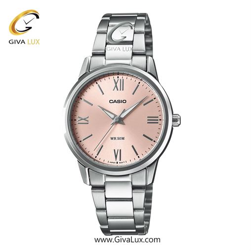 ساعت مچی اورجینال زنانه کاسیو CASIO نقره ای | نقره ای| صورتی| کد رفرنس LTP-1303DD-4AV