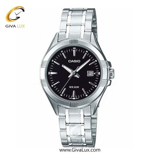 ساعت مچی اورجینال زنانه کاسیو Casio نقره ای | نقره ای| مشکی| کد رفرنس LTP-1308D-1A