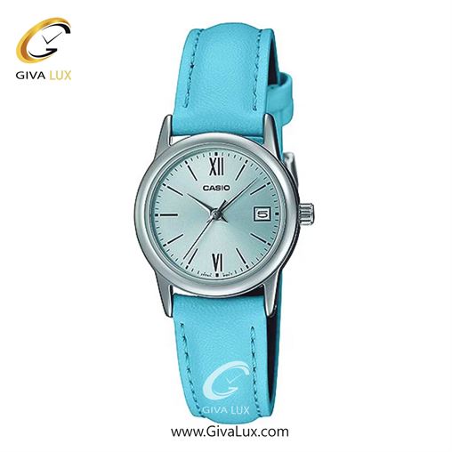 ساعت مچی اورجینال زنانه کاسیو Casio نقره ای | آبی| آبی| کد رفرنس LTP-V002L-2B3UDF