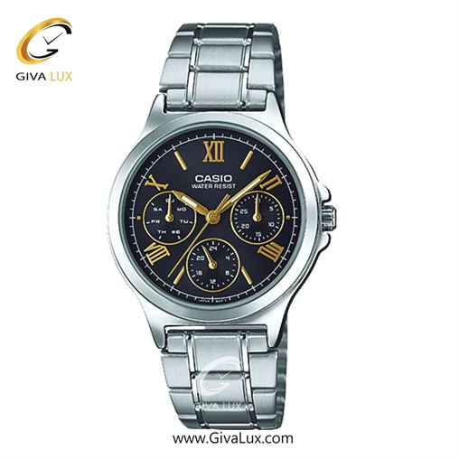 ساعت مچی اورجینال زنانه کاسیو Casio سه موتوره فول تایم نقره ای | نقره ای| آبی| کد رفرنس LTP-V300D-2A2UDF LTP-V300D-1A2UDF.jpg