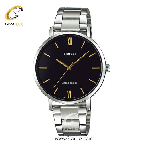 ساعت مچی اورجینال زنانه کاسیو Casio نقره ای | نقره ای| مشکی| کد رفرنس LTP-VT01D-1BUDF