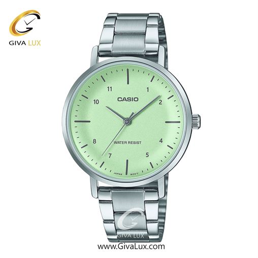 ساعت مچی اورجینال زنانه کاسیو Casio نقره ای | نقره ای| سبز| کد رفرنس LTP-VT03D-3BDF