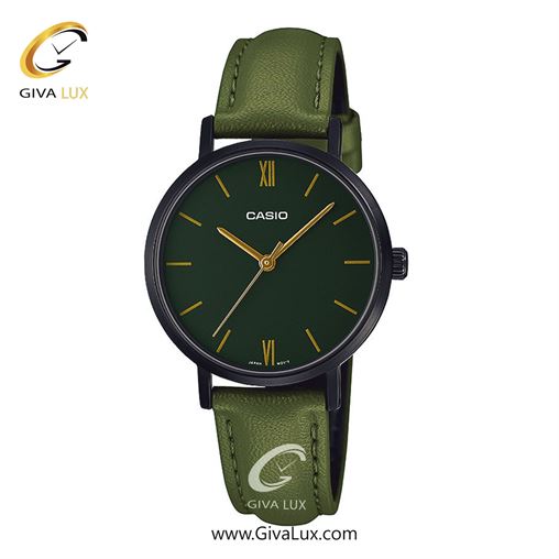 ساعت مچی اورجینال زنانه کاسیو Casio سبز | سبز| سبز| کد رفرنس LTP-VT02BL-3AUDF