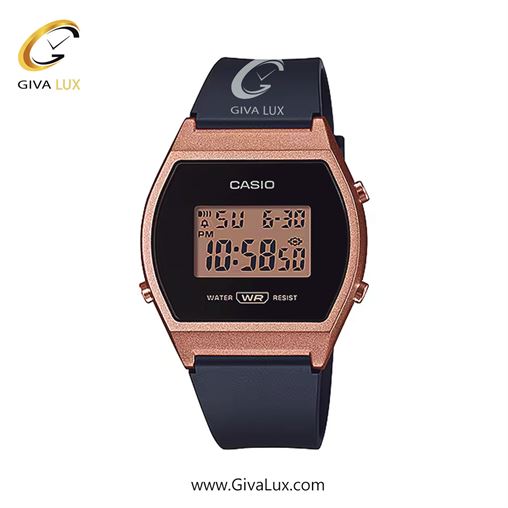 ساعت مچی اورجینال زنانه کاسیو Casio رزگلد | مشکی| مشکی| کد رفرنس LW-204-1ADF