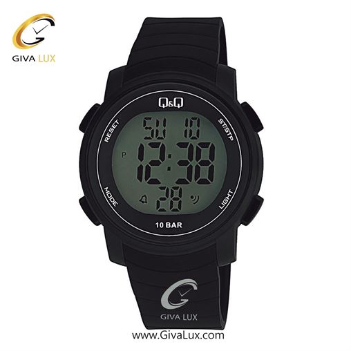 ساعت مچی اورجینال مردانه کیو اند کیو Q&Q مشکی | مشکی| مشکی| کد رفرنس M122J011Y