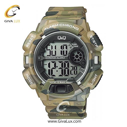 ساعت مچی اورجینال مردانه کیو اند کیو Q&Q چریکی-خاکی | چریکی-خاکی| مشکی| کد رفرنس M132J005Y