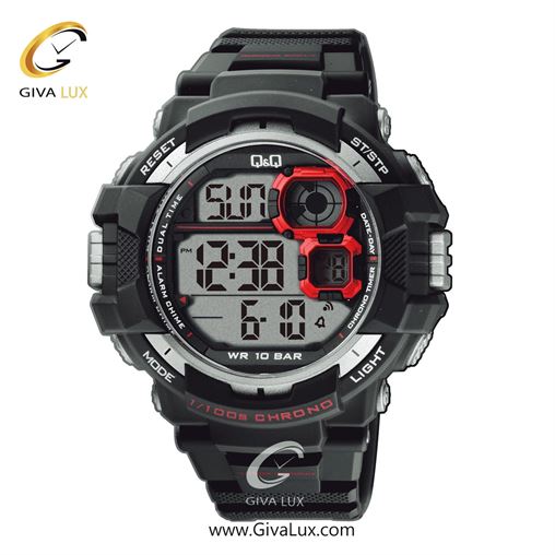 ساعت مچی اورجینال مردانه کیو اند کیو Q&Q مشکی-نقره ای | مشکی| مشکی| کد رفرنس M143J001Y