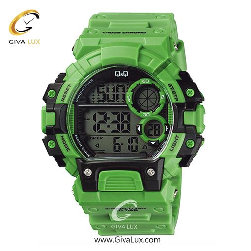 ساعت مچی اورجینال مردانه کیو اند کیو Q&Q مشکی-سبز | سبز| مشکی| کد رفرنس M144J013Y