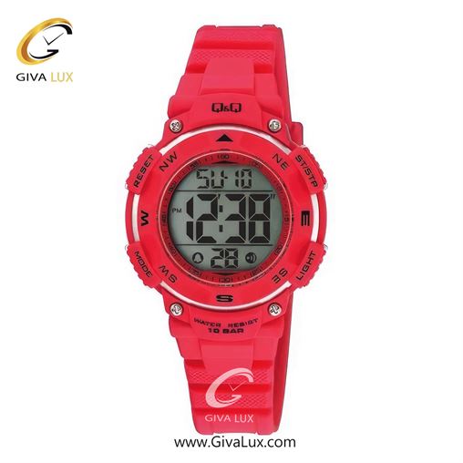 ساعت مچی اورجینال زنانه کیو اند کیو Q&Q قرمز | قرمز| مشکی| کد رفرنس M149J004Y