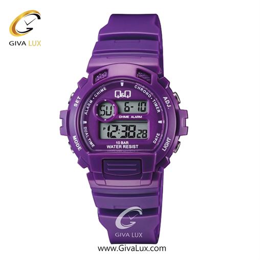 ساعت مچی اورجینال یونیسکس کیو اند کیو Q&Q بنفش | بنفش| بنفش| کد رفرنس M153J003Y