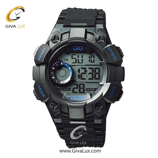 ساعت مچی اورجینال مردانه کیو اند کیو Q&Q مشکی | مشکی| مشکی| کد رفرنس M176J003Y