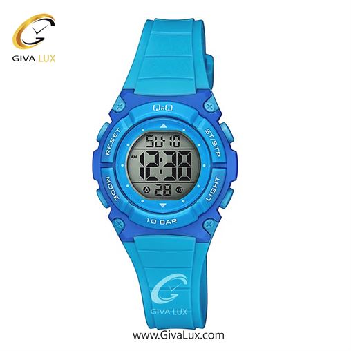 ساعت مچی اورجینال کیو اند کیو زنانه دو زمانه آبی | آبی | آبی | کد رفرنس M187J001Y