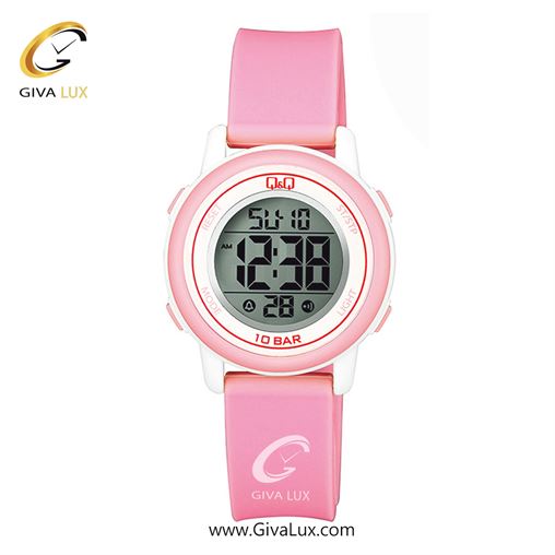 ساعت مچی اورجینال زنانه کیو اند کیو Q&Q سفید-صورتی | صورتی| سفید| کد رفرنس M208J004Y