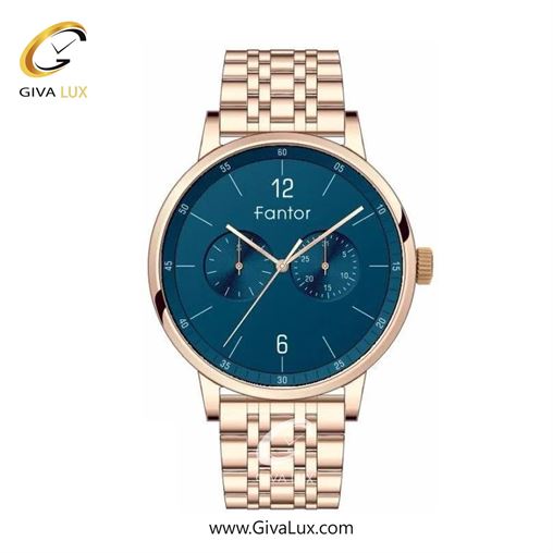 ساعت مچی اورجینال مردانه فانتور سه موتوره فول تایم رزگلد | رزگلد| سرمه ای| کد رفرنس MB1017-rgbl