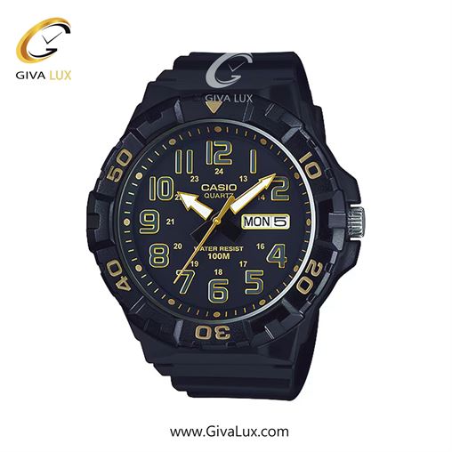 ساعت مچی اورجینال مردانه کاسیو Casio مشکی | مشکی| مشکی| کد رفرنس MRW-210H-1A