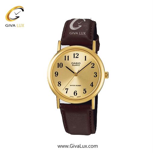 ساعت مچی اورجینال مردانه کاسیو Casio طلایی | قهوه ای| طلایی| کد رفرنس MTP-1095Q-9B1 