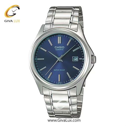 ساعت مچی اورجینال مردانه کاسیو Casio نقره ای | نقره ای| آبی| کد رفرنس MTP-1183A-2A 