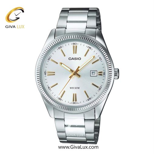 ساعت مچی اورجینال مردانه کاسیو Casio نقره ای | نقره ای| نقره ای| کد رفرنس MTP-1302D-7A2