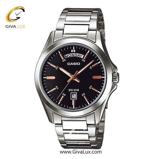 ساعت مچی اورجینال مردانه کاسیو Casio نقره ای | نقره ای| مشکی| کد رفرنس MTP-1370D-1A1 MTP-1370D-1A2VDF.jpg