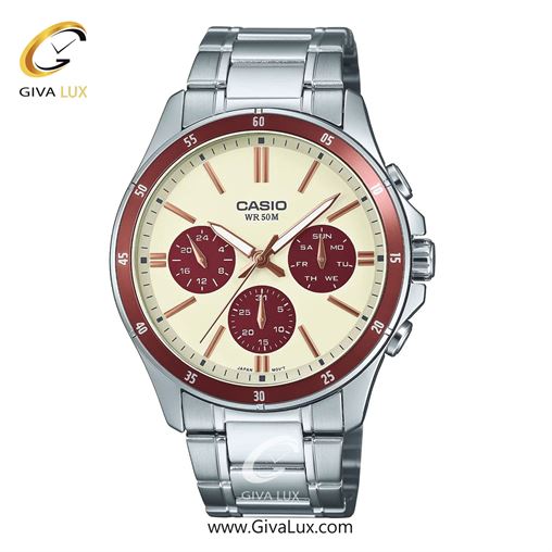 ساعت مچی اورجینال مردانه کاسیو Casio سه موتوره فول تایم نقره ای-مشکی | نقره ای| مشکی| کد رفرنس MTP-1374D-1A3VDF MTP-1374D-5A2VDF.jpg