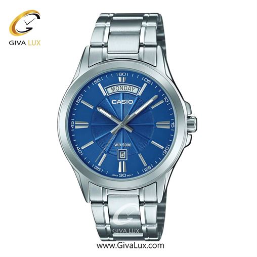 ساعت مچی اورجینال مردانه کاسیو Casio نقره ای | نقره ای| مشکی| کد رفرنس MTP-1381D-1A MTP-1381D-2AVDF.jpg