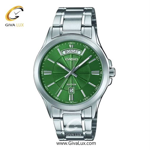 ساعت مچی اورجینال مردانه کاسیو Casio نقره ای | نقره ای| آبی| کد رفرنس MTP-1381D-2AVDF MTP-1381D-3AVDF.jpg